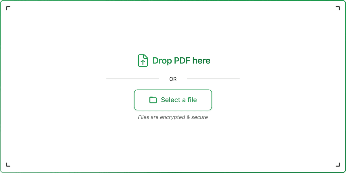Step 1: upload files